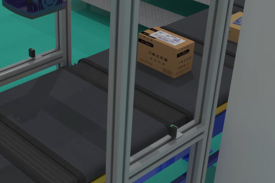 快遞包裹分揀系統動畫 產線動畫-上海虎置動畫制作公司