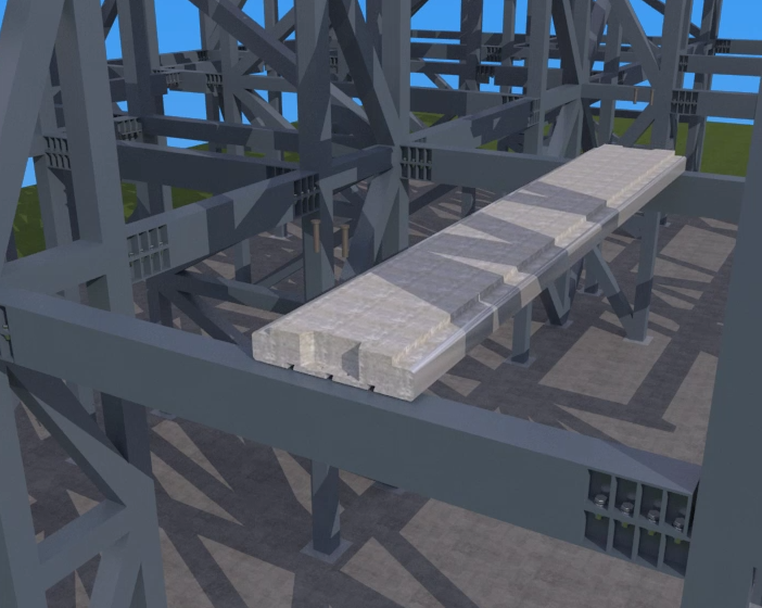 三維動畫制作 STAF鋼結構別墅施工動畫