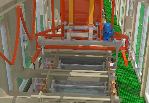 磷化氧化生產線動畫 車間工業動畫-上海虎置動畫制作公司
