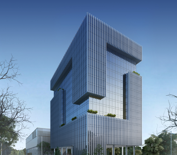 辦公樓方案設計3D效果圖