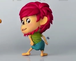 三維角色動畫獅子父子